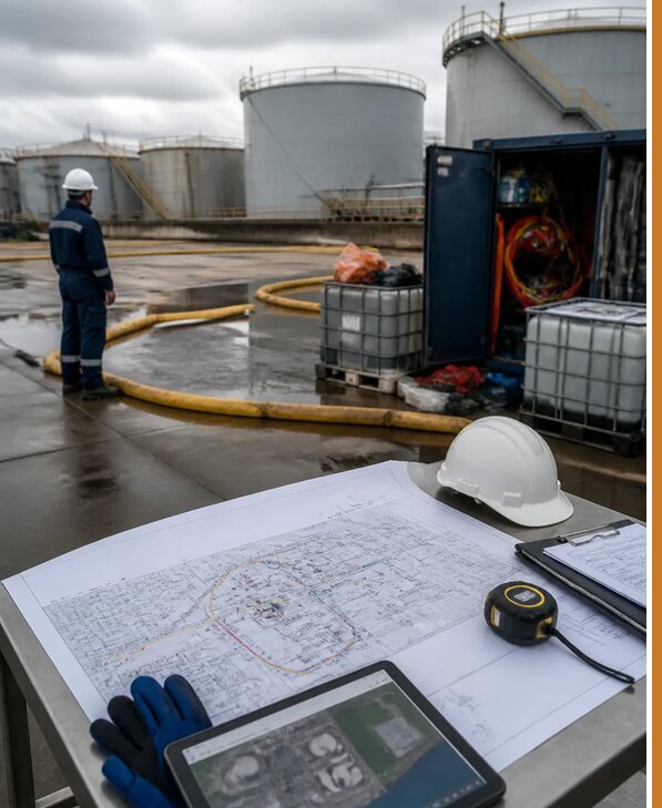 Разработка плана ликвидации разливов нефти в Выксе